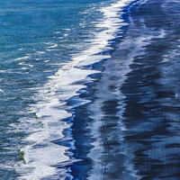 Buy canvas prints of Reynisfjara Black Sand Beach Iceland by William Perry