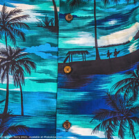 Buy canvas prints of Colorful Hawaiian Shirt Maui Hawaii by William Perry