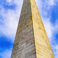 Buy canvas prints of Bunker Hill Monument Boston Massachusetts by William Perry