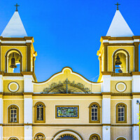 Buy canvas prints of Bell Towers Mission San Jose del Cabo Anuiti Mexico by William Perry