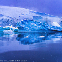 Buy canvas prints of Saibloat Icebergs Glacier Snow Mountains Paradise Bay Antarctica by William Perry