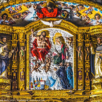 Buy canvas prints of Jesus MaryAltar Templo Santa Domingo Church Basilica Puebla Mexi by William Perry