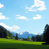 Buy canvas prints of Italian Alps in the province of Trentino by Alfred S. Sikula