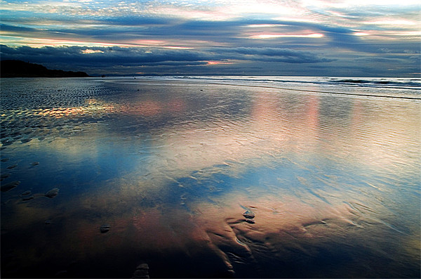 Dusk at Formby Point Picture Board by Wayne Molyneux
