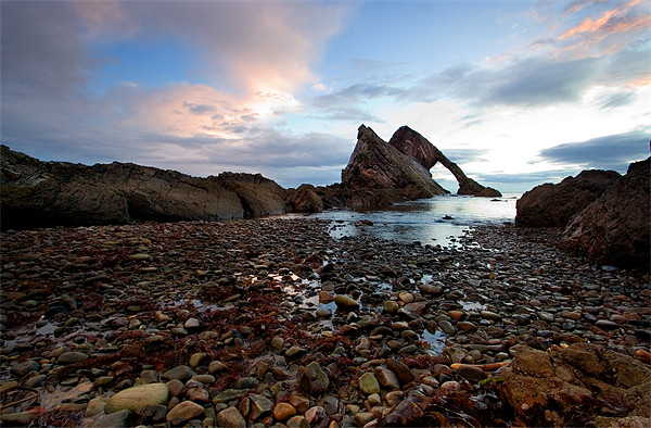 Bow Fiddle Rock Scotland Picture Board by Wayne Molyneux