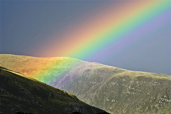 Snowdonia Rainbow Picture Board by Wayne Molyneux