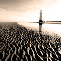Buy canvas prints of Point of Ayr by Wayne Molyneux