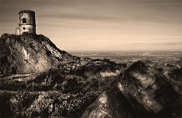 Cheshire Plains from Mow Cop Picture Board by Wayne Molyneux