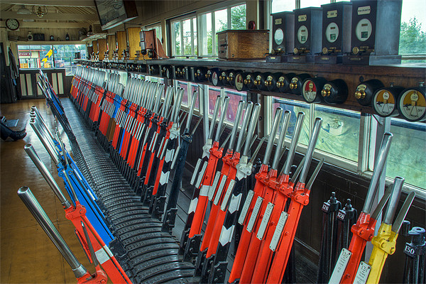 Exeter West Signal Box Picture Board by Wayne Molyneux