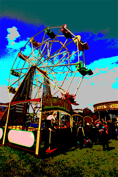 The Ferris Wheel Picture Board by Wayne Molyneux