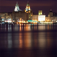 Buy canvas prints of Liverpool River Mersey by Wayne Molyneux