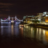 Buy canvas prints of River Thames & Tower Bridge by Wayne Molyneux
