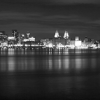 Buy canvas prints of  Liverpool Waterfront by Wayne Molyneux