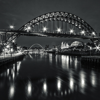 Buy canvas prints of Tyne Bridge & The Sage by Wayne Molyneux