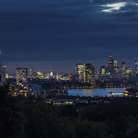 Buy canvas prints of City of London Skyline by Wayne Molyneux