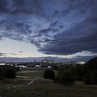 Buy canvas prints of  Big Sky over London by Wayne Molyneux