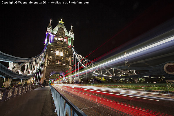  Tower Bridge London Picture Board by Wayne Molyneux