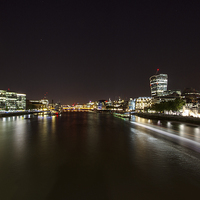 Buy canvas prints of  River Thames London by Wayne Molyneux