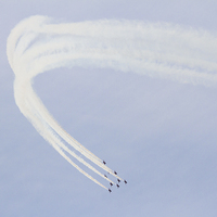 Buy canvas prints of Red Arrows by Wayne Molyneux