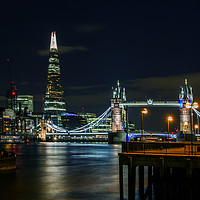 Buy canvas prints of Thames and Tower Bridge by Wayne Molyneux