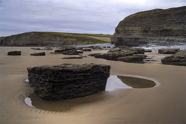 Dunraven Bay Picture Board by Wayne Molyneux