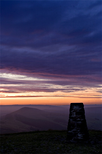 Edale Dawn Picture Board by Wayne Molyneux