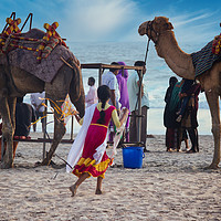 Buy canvas prints of Festival on a beach by Arpan Bhatia