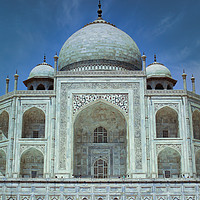 Buy canvas prints of Agra, India - Close up shot of sharply focused Taj by Arpan Bhatia