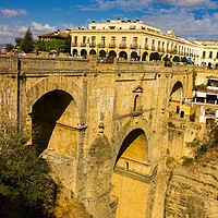 Buy canvas prints of Ronda, Spain - The Puente Nuevo is the newest and  by Arpan Bhatia