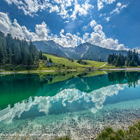 Serene Blue Lake in Austria