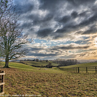 Buy canvas prints of Gathering Storm over Herefordshire by Adele Loney