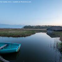 Buy canvas prints of Hickling Broad reflections by Christopher Keeley