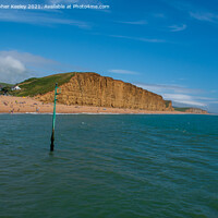 Buy canvas prints of West Bay on the Jurassic Coast by Christopher Keeley