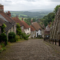 Buy canvas prints of Gold Hill in Shaftesbury by Christopher Keeley