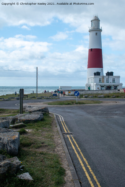 Portland Bill Lighthouse Picture Board by Christopher Keeley