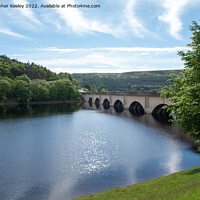 Buy canvas prints of Majestic Ashopton Viaduct in Ladybower Reservoir by Christopher Keeley