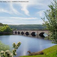 Buy canvas prints of Ashopton Viaduct at Ladybower Reservoir by Christopher Keeley