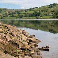 Buy canvas prints of Reflections on Ladybower Reservoir by Christopher Keeley
