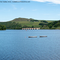 Buy canvas prints of Fishing boats on Ladybower Reservoir by Christopher Keeley
