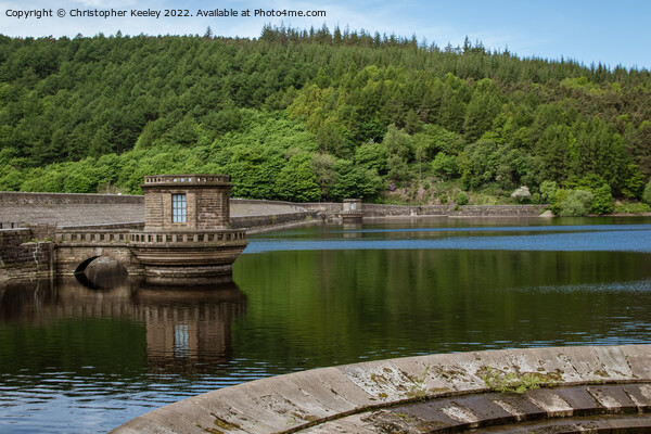 Ladybower Reservoir Picture Board by Christopher Keeley