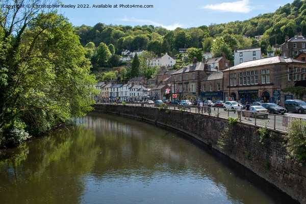 Summer in Matlock Bath Picture Board by Christopher Keeley