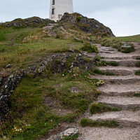 Buy canvas prints of Twr Mawr lighthouse by Christopher Keeley