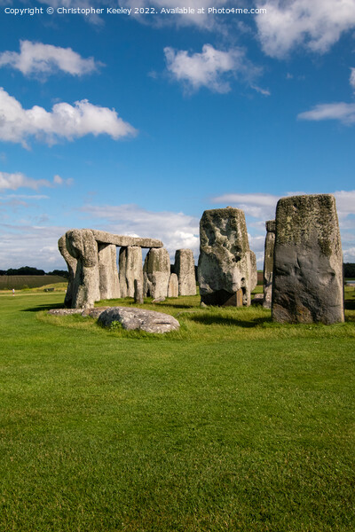 Stonehenge ancient standing stones Picture Board by Christopher Keeley