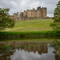 Buy canvas prints of Reflections of Alnwick Castle by Christopher Keeley