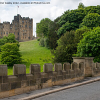 Buy canvas prints of The road to Alnwick Castle by Christopher Keeley
