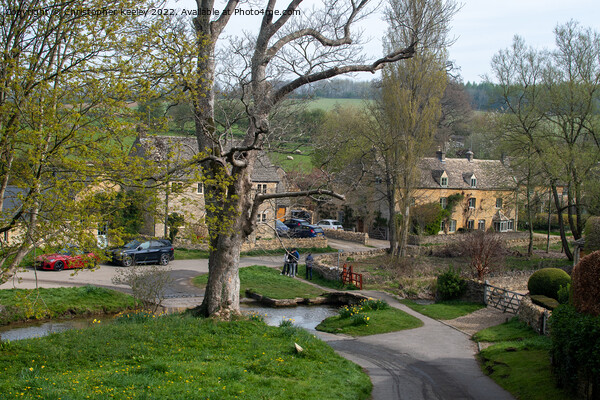 Upper Slaughter in the Cotswolds Picture Board by Christopher Keeley