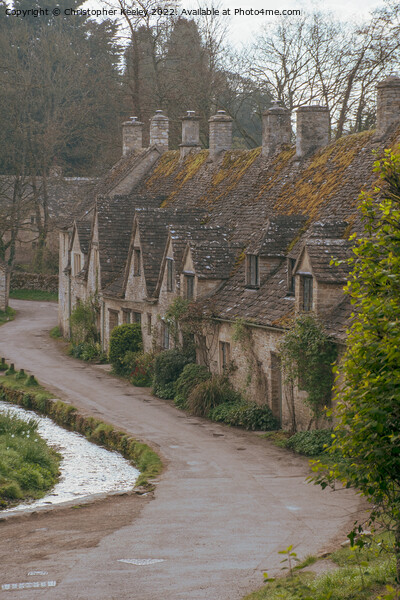 Arlington Row cottages in Bibury Picture Board by Christopher Keeley