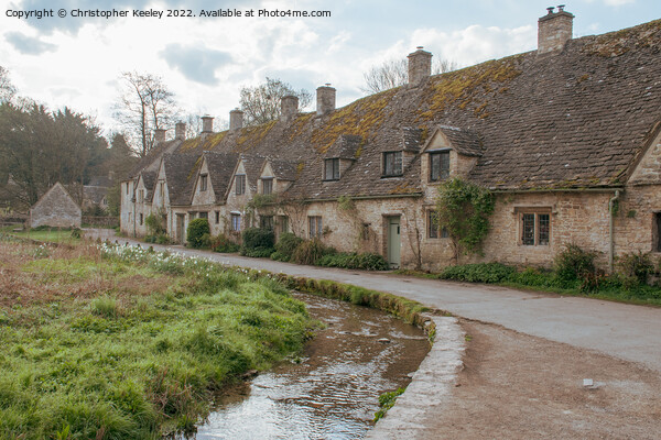 Cotswolds Arlington Row cottages in Bibury Picture Board by Christopher Keeley