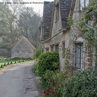 Buy canvas prints of Cotswolds cottages at Arlington Row, Bibury by Christopher Keeley