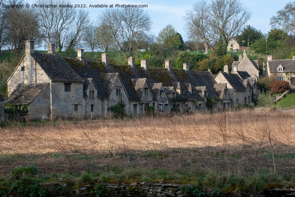 Cotswolds Arlington Row cottages, Bibury Picture Board by Christopher Keeley